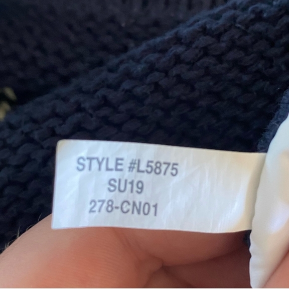 JCrew Vintage Cotton polka dot sweater- Small - Picture 6 of 7